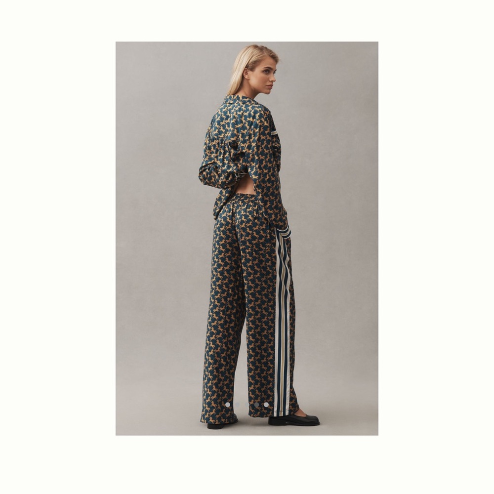 The Brooklin Tie-Front Printed Pull-On Pants by Maeve - Picture 5 of 5